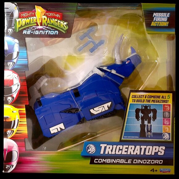 NEW! Mighty Morphin Power Rangers: Re-Ignition - Triceratops Combinable Dinozord - Picture 1 of 6
